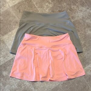 Real Essentials Mini Skirt Set - pink and beige xl